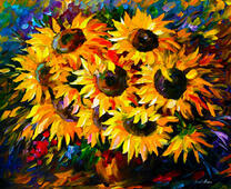 Без бренда «Собранный букет подсолнухов» в Хабаровске