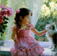 Без бренда «Девочка с кошкой на подоконнике» в Хабаровске в интернет-магазине Без бренда «Девочка с кошкой на подоконнике» в Хабаровске