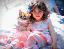 Без бренда «Девочка и пушистая кошечка» в Хабаровске