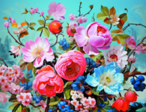 Без бренда «Пионы и другие цветы» в Хабаровске в интернет-магазине  Без бренда «Пионы и другие цветы» в Хабаровске