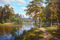 Без бренда «Хвойный лес и река» в Хабаровске в интернет-магазине  Без бренда «Хвойный лес и река» в Хабаровске