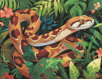 Без бренда «Маисовый полоз в зеленой листве» в Хабаровске