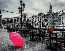 Уличное кафе в Венеции